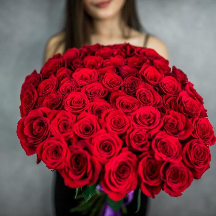 51 красная роза в Нижнем Новгороде