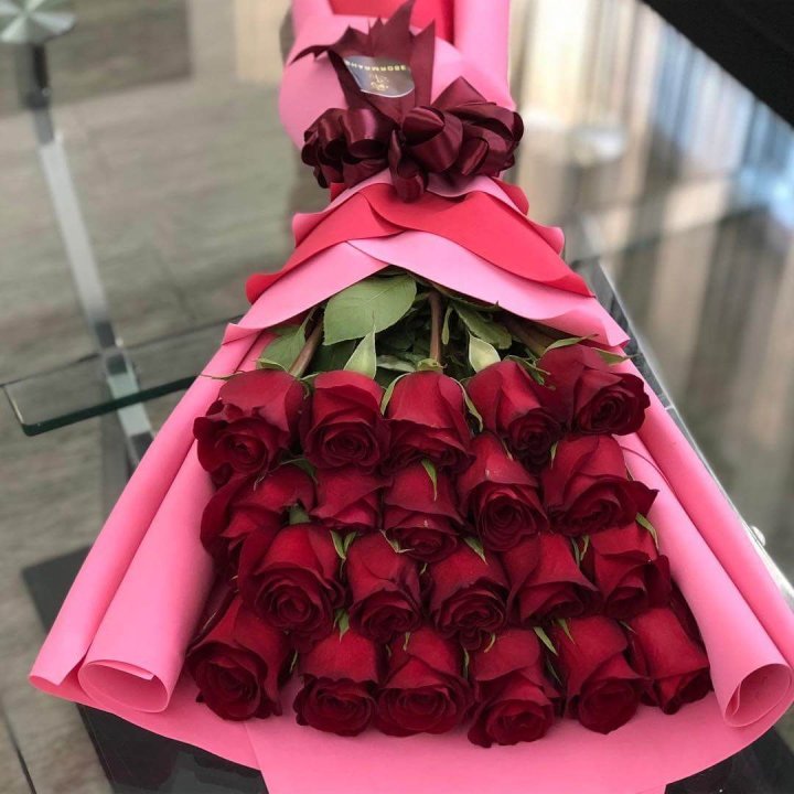 21 красная роза "Элеганс" в Нижнем Новгороде