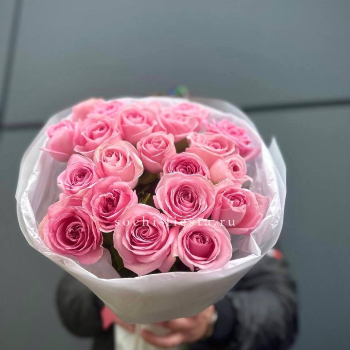 21 Розовая роза в белом в Нижнем Новгороде