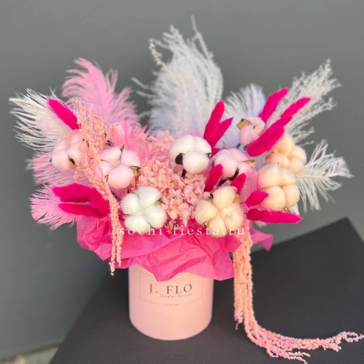 Авторский бокс с сухоцветами №1 в Нижнем Новгороде